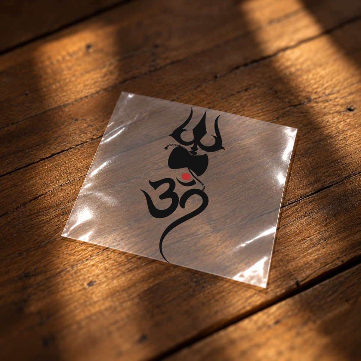 Shiva & Om Iron-On Patch | Spiritual Patch