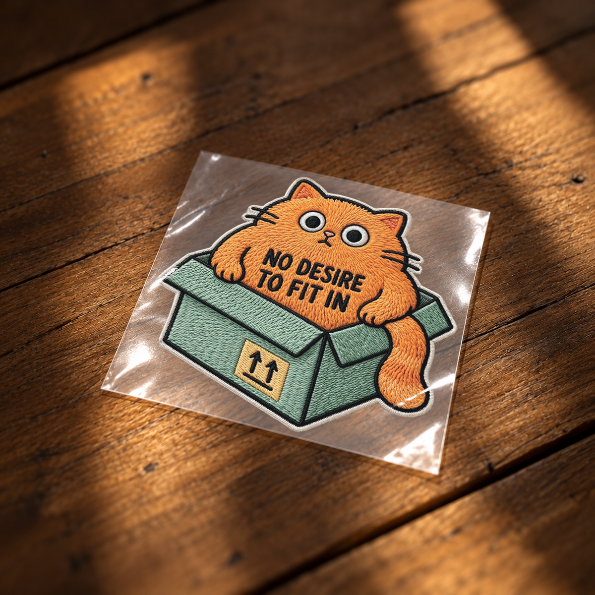Misfit Iron on Patches| Cats