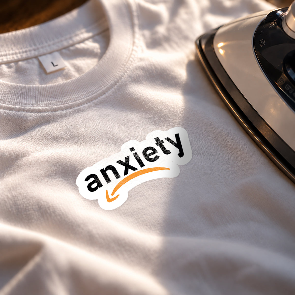 Anxiety Iron-On Patch | Mental Health T-Shirt Patch