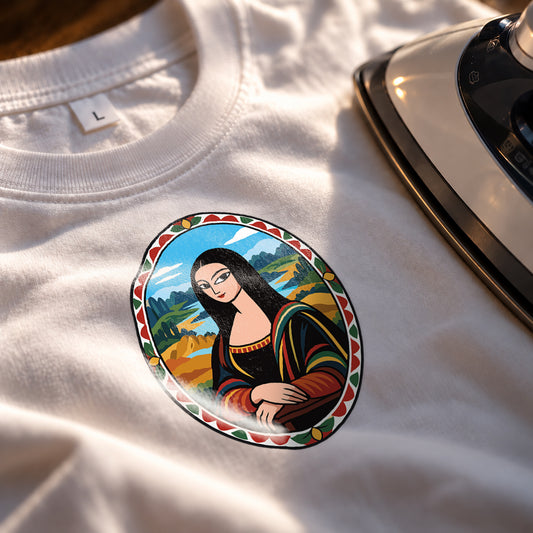 Mona Lisa Iron-On Patch | Art Patch