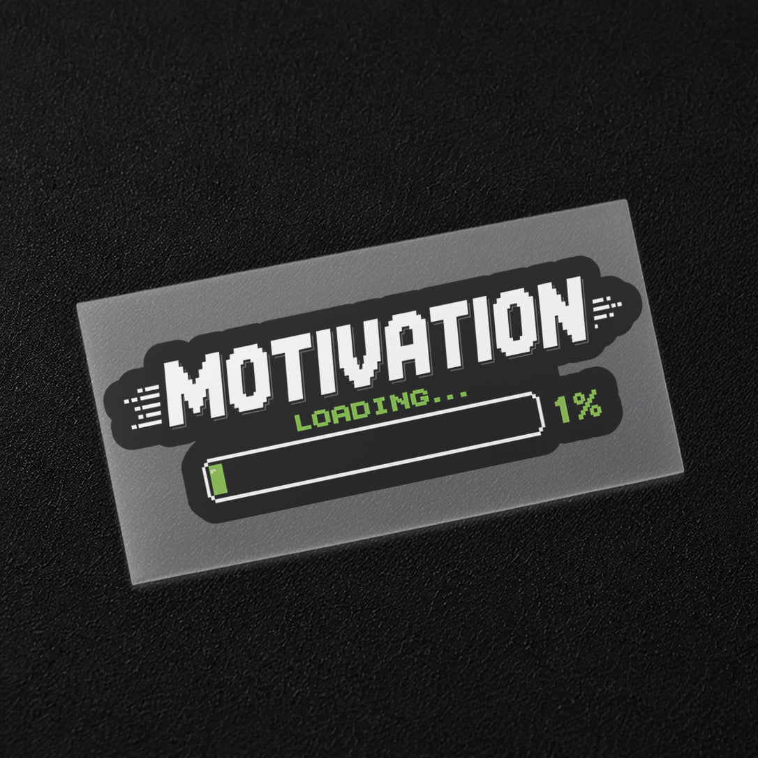 Motivation Loading Iron On Patch