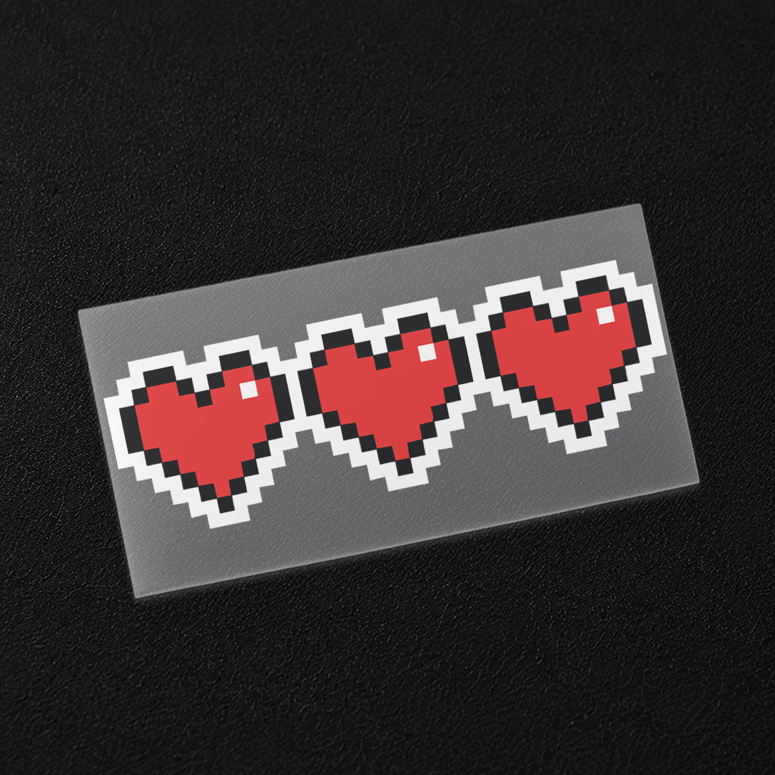 Little Hearts Iron On Patch
