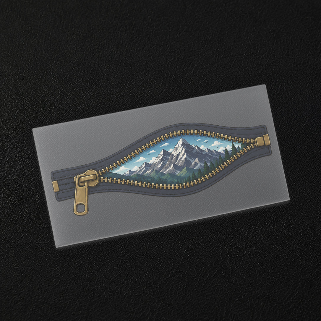 Unzip the Adventure Iron On Patch