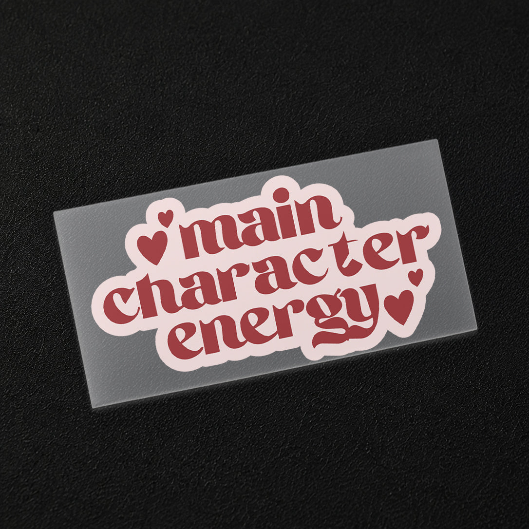 Main Character Energy Iron-On Patch