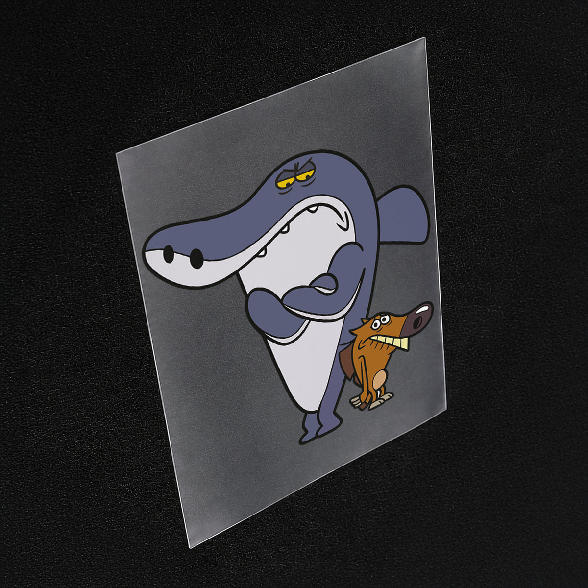 Courage Meets Sharky Iron On Patch