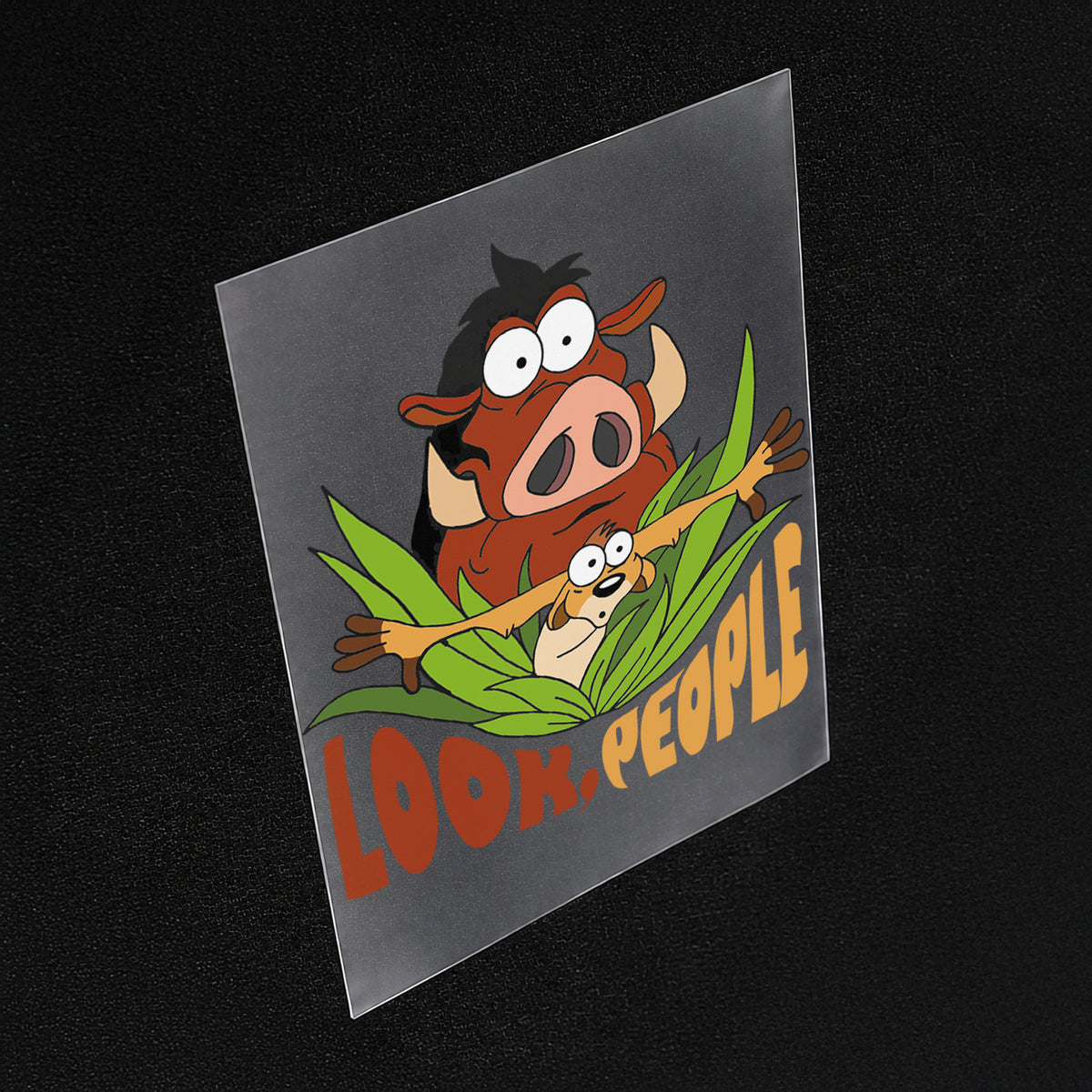 Timon & Pumbaa Look, People! Iron-On Patch