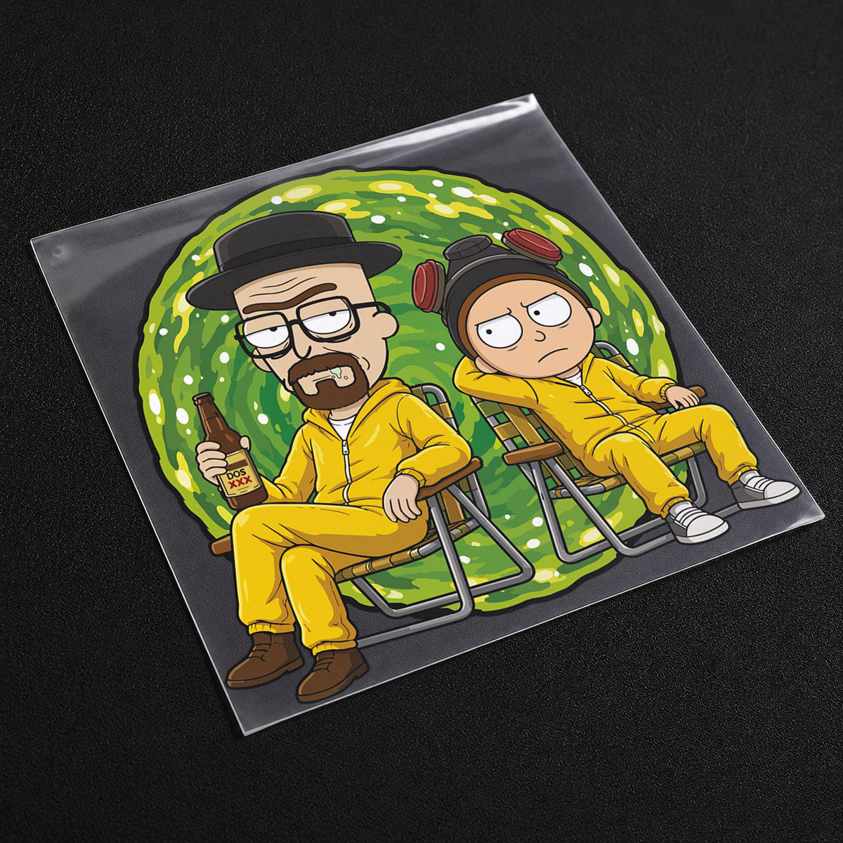 Breaking Bad X Rick & Morty Iron On Patch
