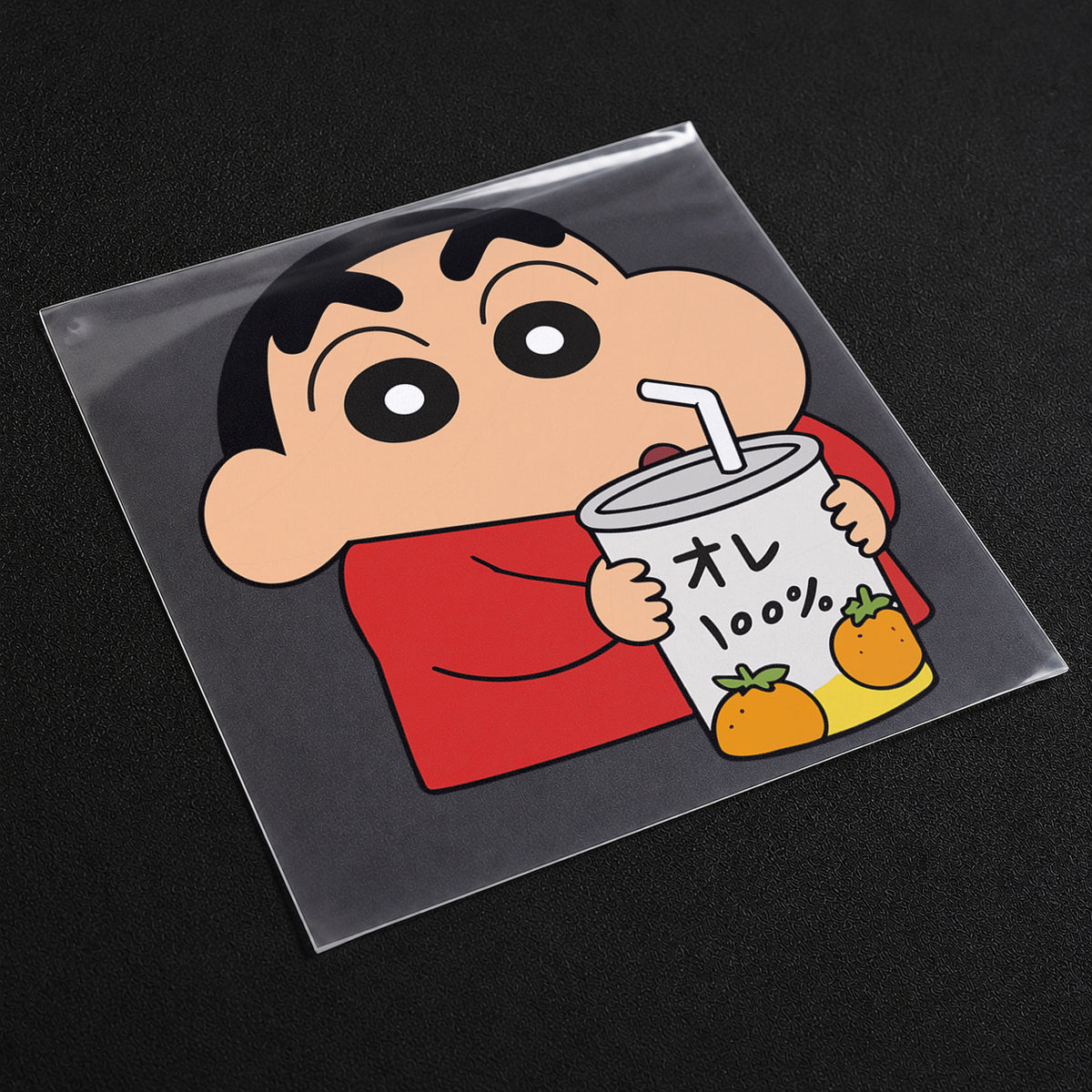 Shin Chan Juice Break Iron On patch