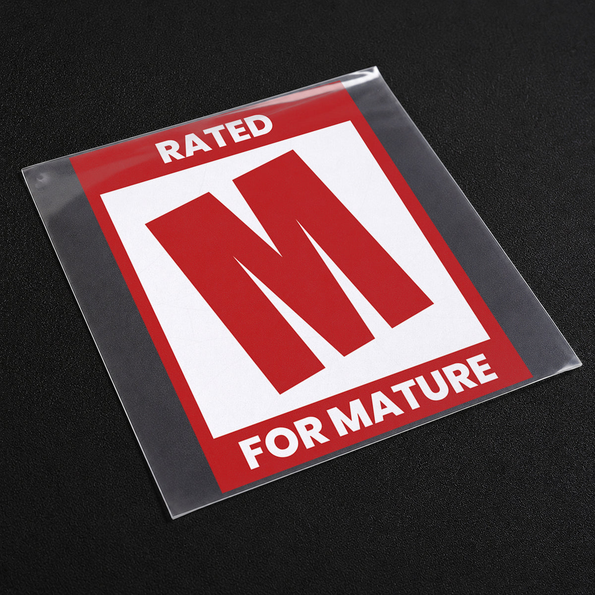 Rated M – For Mature Iron On Patch