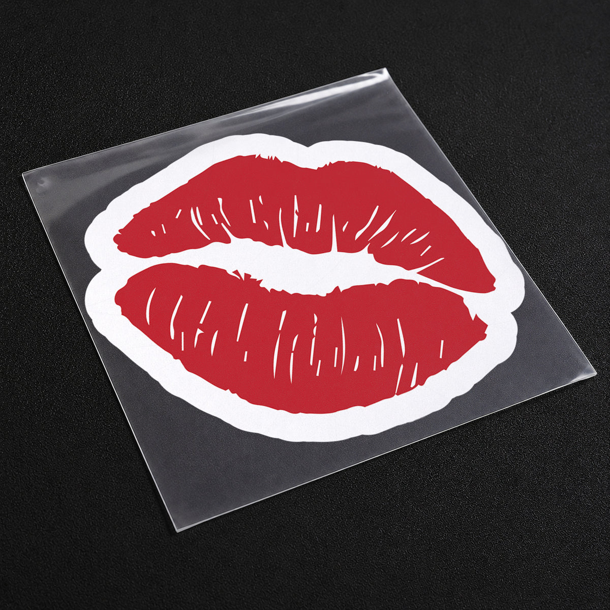 Red Lips Iron-On Patch