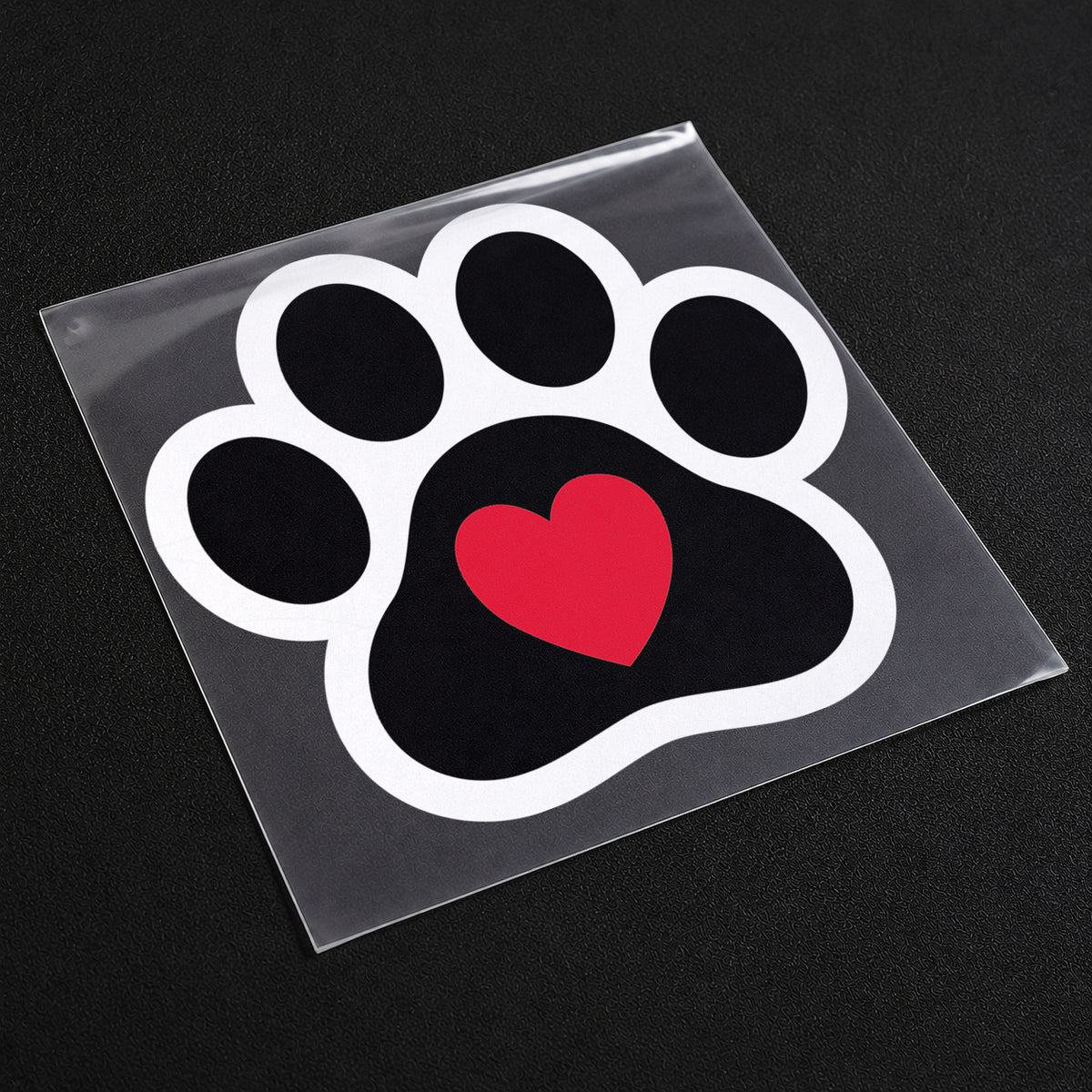 Paw Prints & Heartbeats Iron On Patch