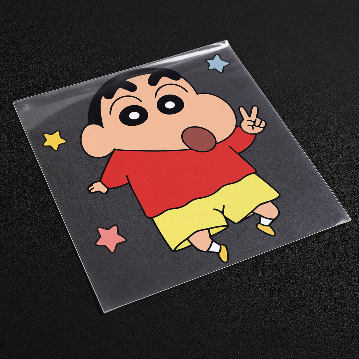 Shin Chan Vibe Check Iron On patch