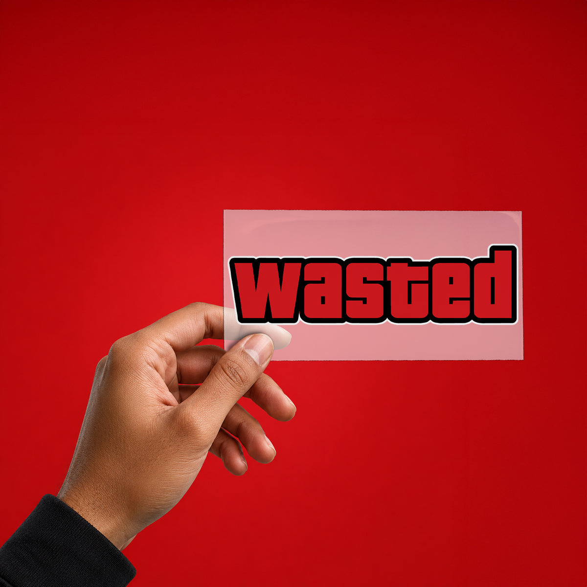 Wasted Iron On Patch