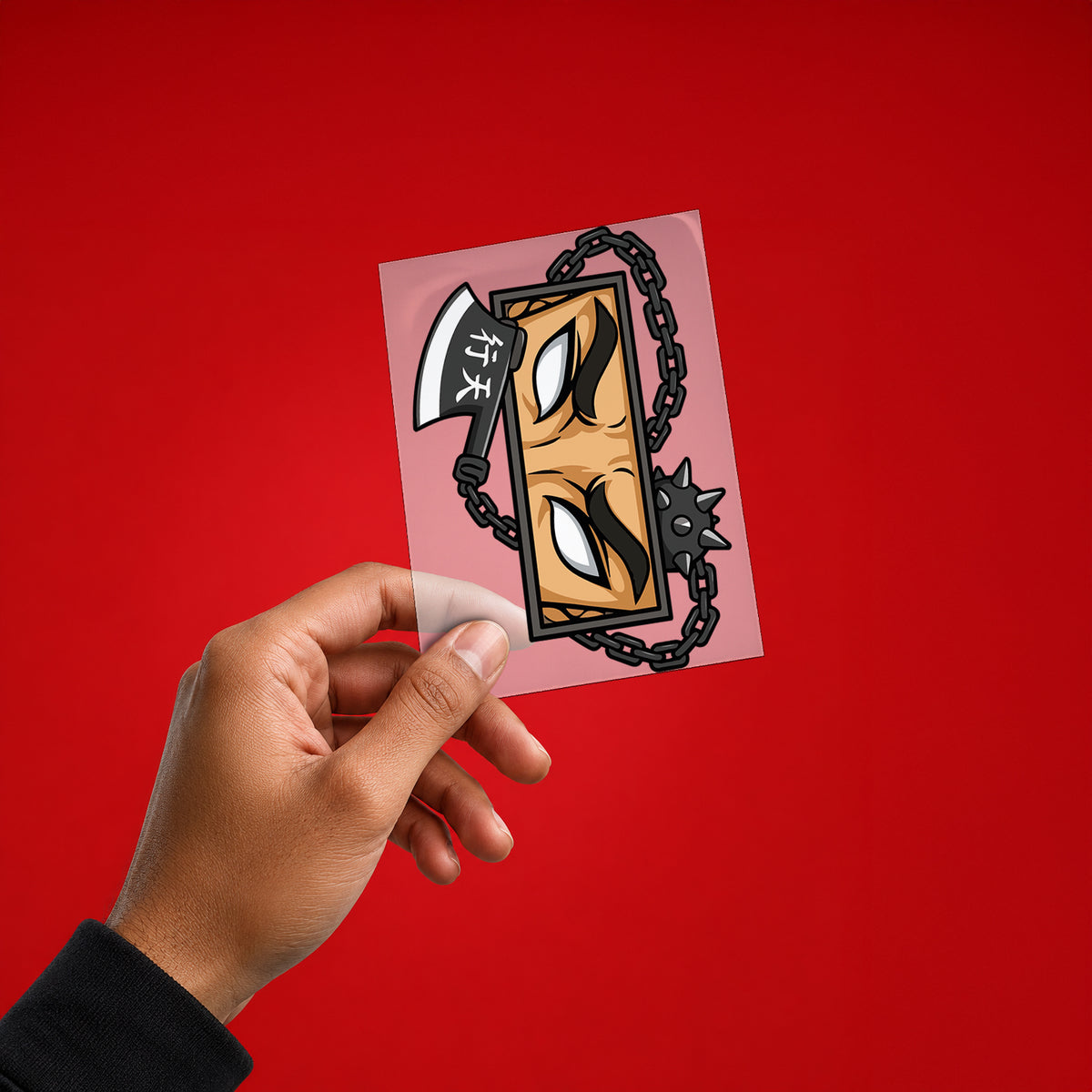 Anime Warrior Eyes Iron-On Patch