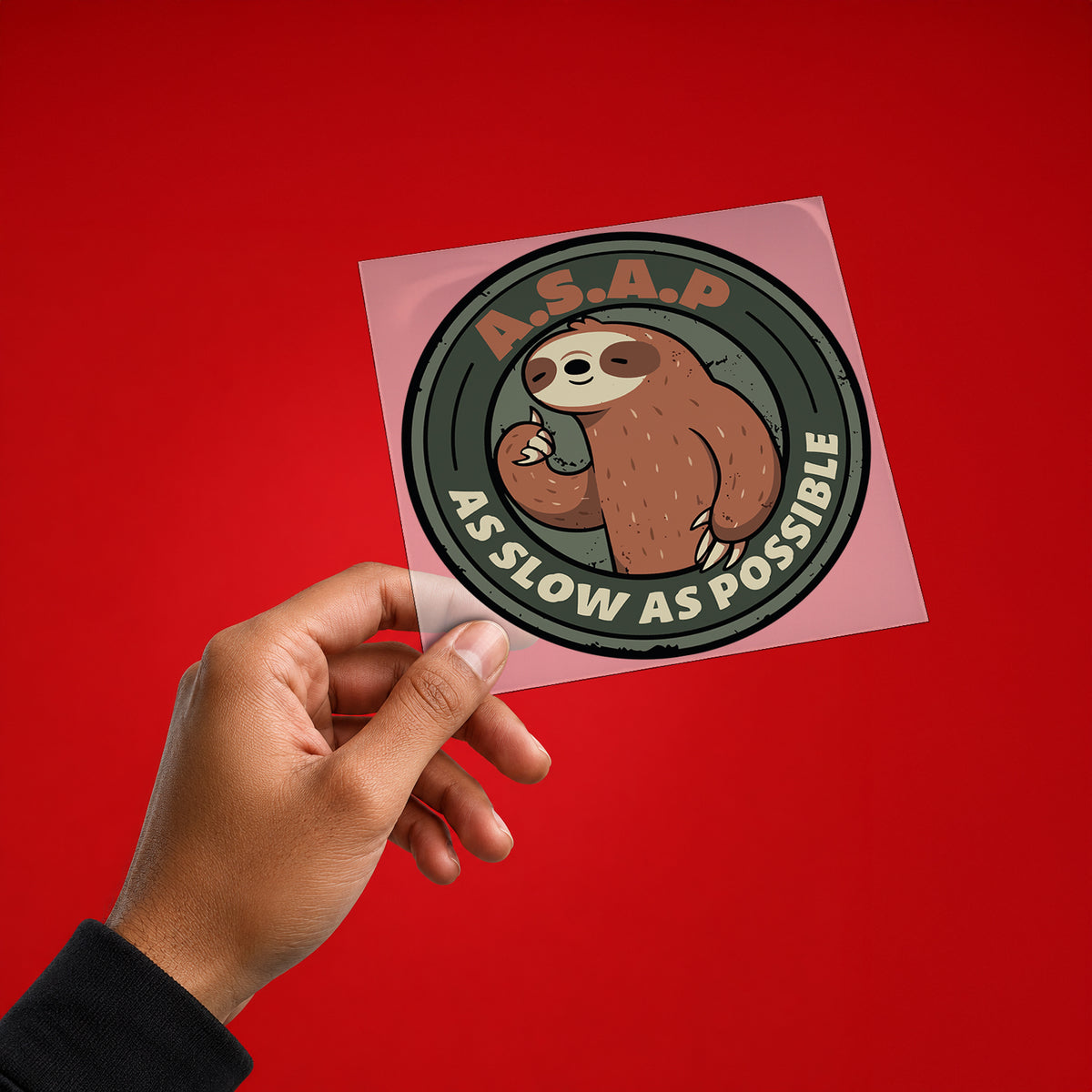 A.S.A.P. – As Slow As Possible Iron On Patch
