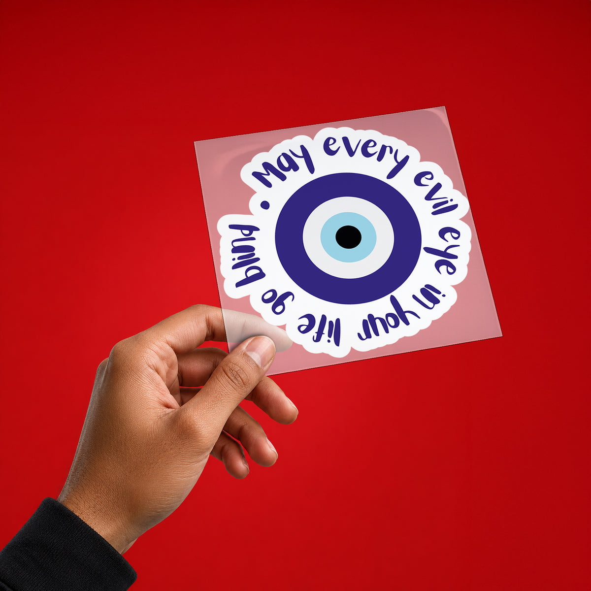 Mind Your Evil Eye Iron On Patch