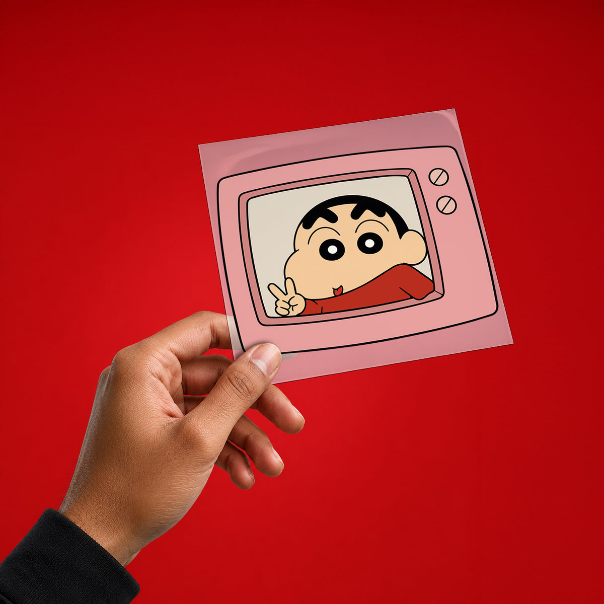 Shin Chan Main Character Iron-On Patch