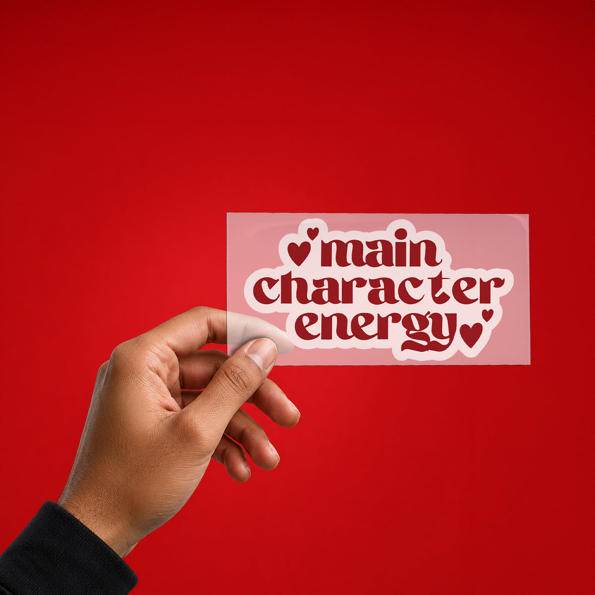 Main Character Energy Iron-On Patch