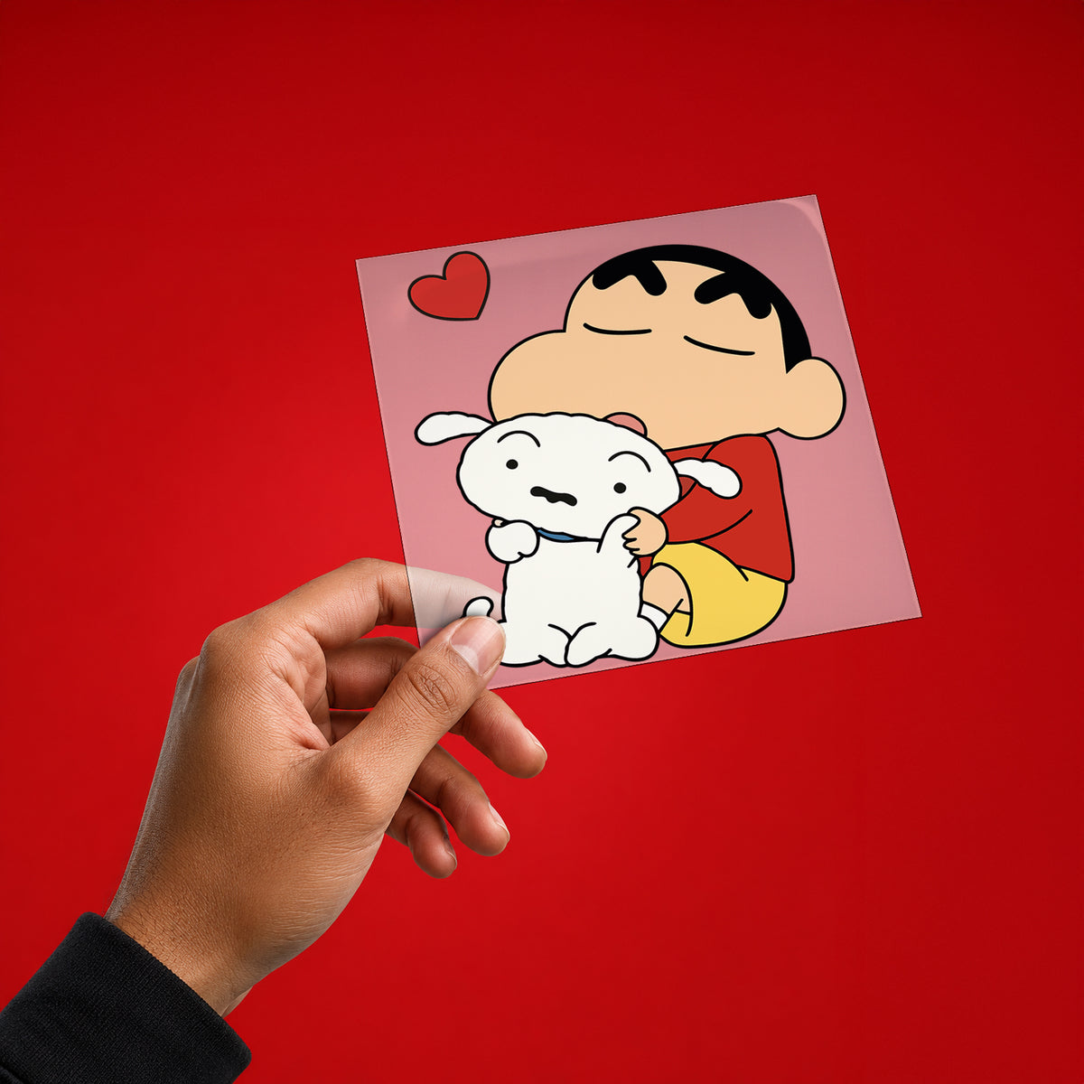 Shin Chan Shiro Love Iron On patch
