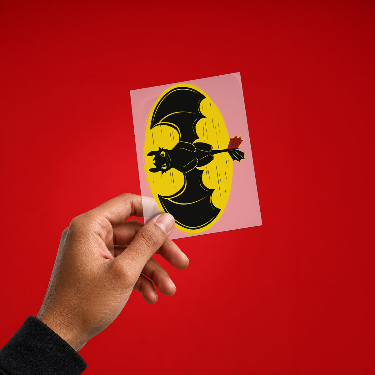 Batman Bat-Signal Iron-On Patch