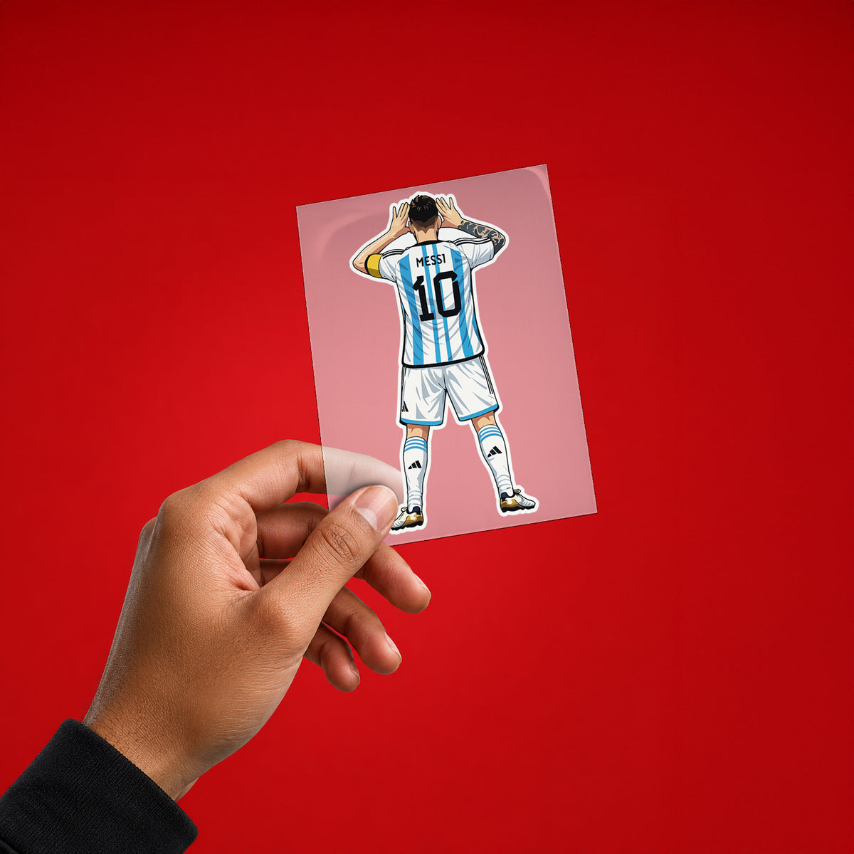 Messi ¿Qué Mirás, Bobo? Iron On Patch