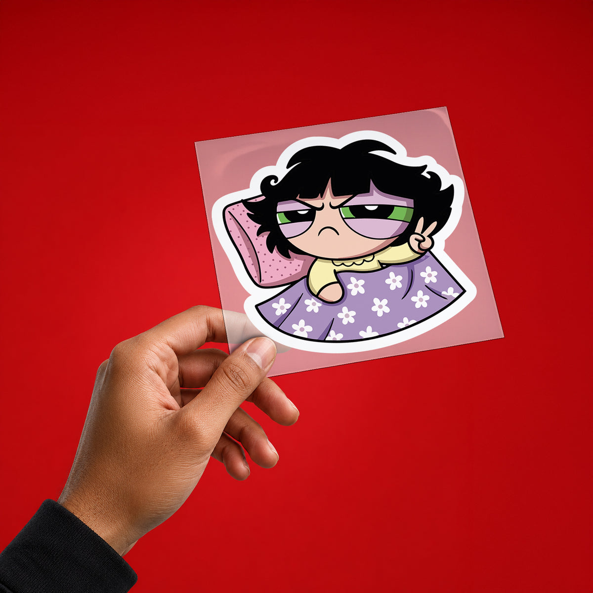 Powerpuff Girls Buttercup Not Today Iron-On Patch
