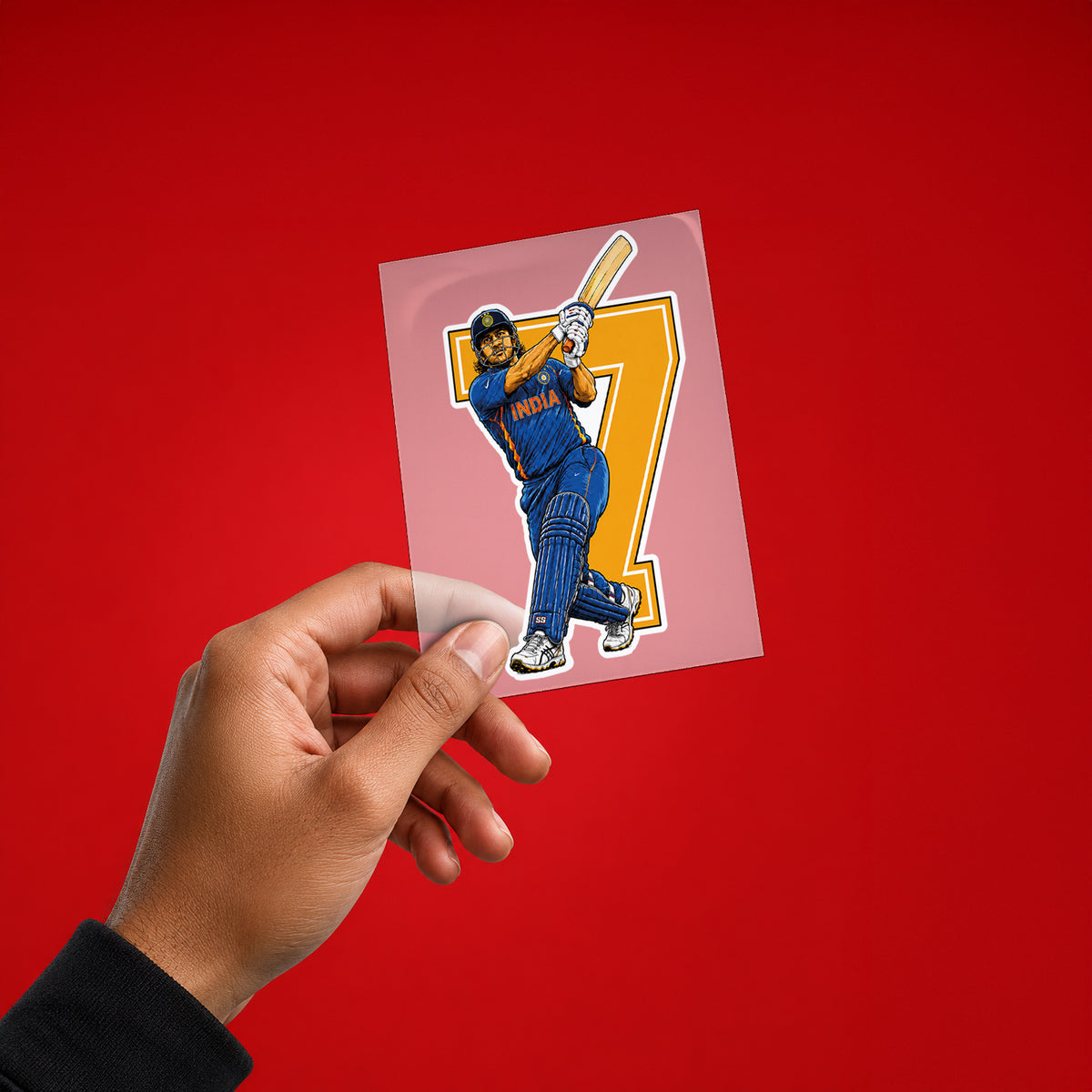 Dhoni Iron On Patch