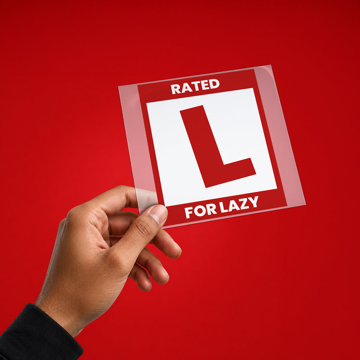 Rated L – For Lazy Iron On Patch