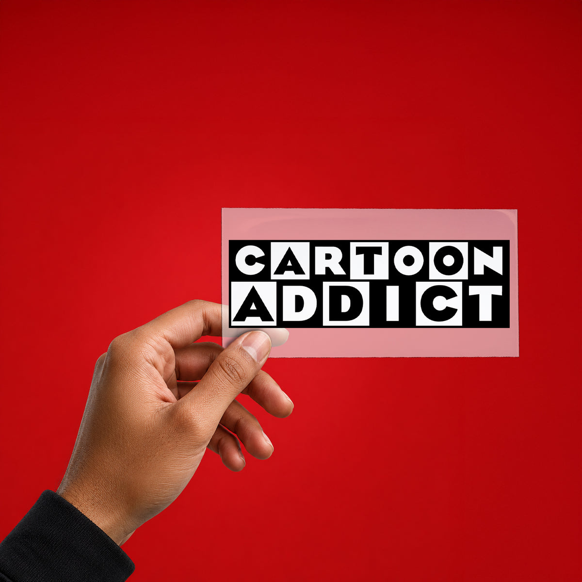 Cartoon Addict Iron On Patch