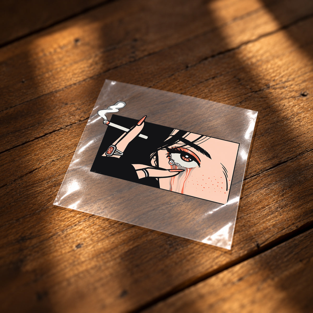 Anime Girl Iron-On Patch