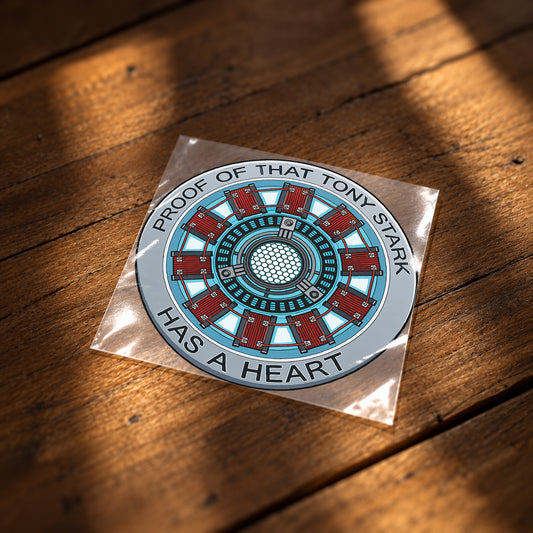 Proof That Iron Man Has a Heart Iron-On Patch | Marvel Patch