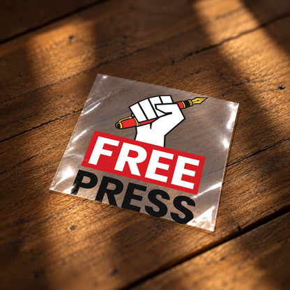 Free Press Iron-On Patch