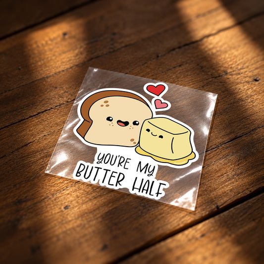 You're My Butter Half 🧈❤️ Iron on Patches