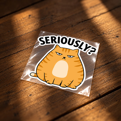 Seriously? Cat Iron on Patch | Pet Patch