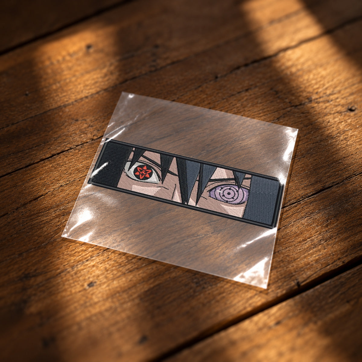 Sasuke Uchiha Eyes Iron-On Patch | Naruto Anime T-Shirt Patch