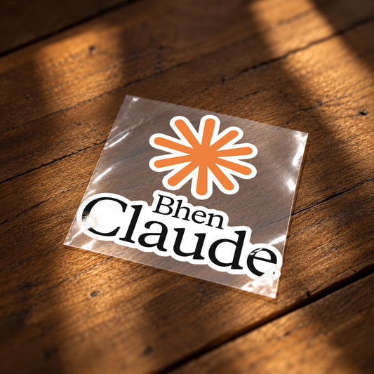 Bhen Claude Iron-On Patch | Funny Meme Patch
