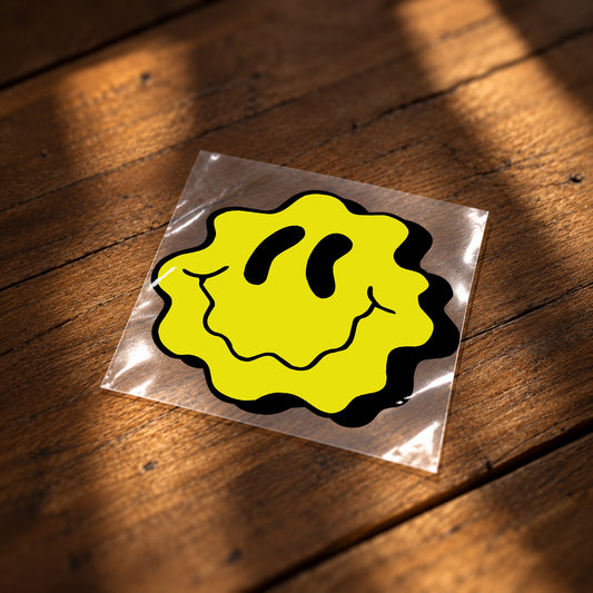 Wavy Smile Iron on Patch