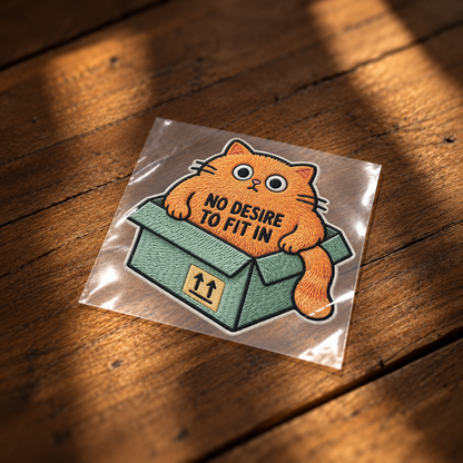 Misfit Iron on Patches| Cats