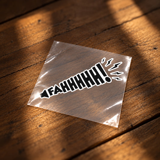 Faaaaaaaaaaaah! iron on patch