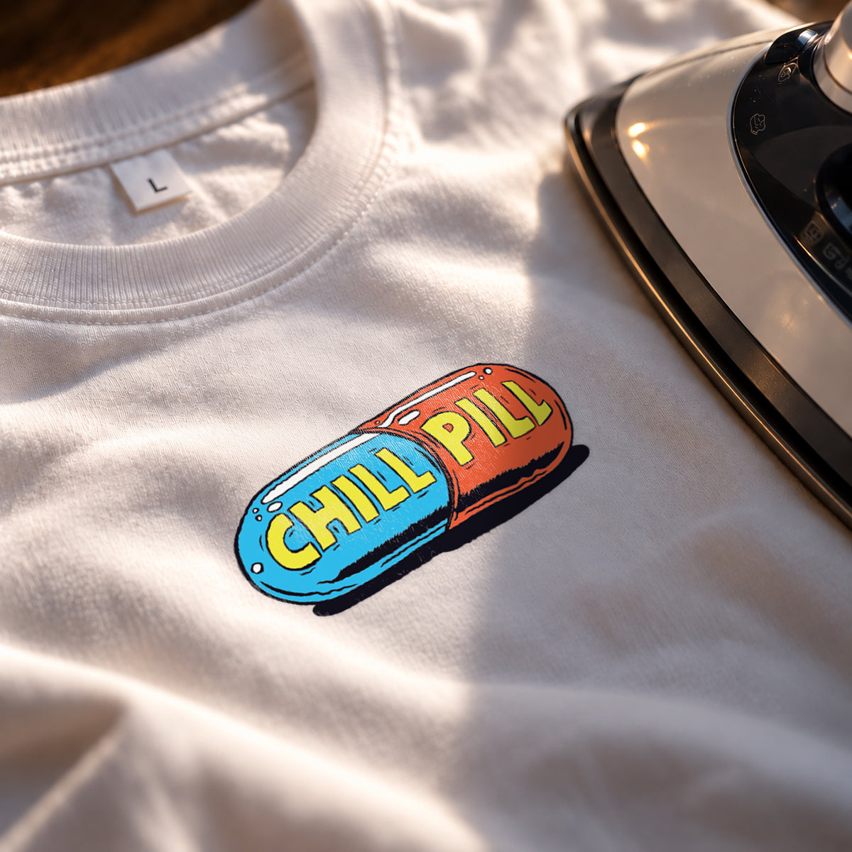 Chill Pill Iron-On Patch