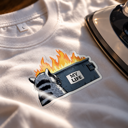 My Life on Fire iron on patch