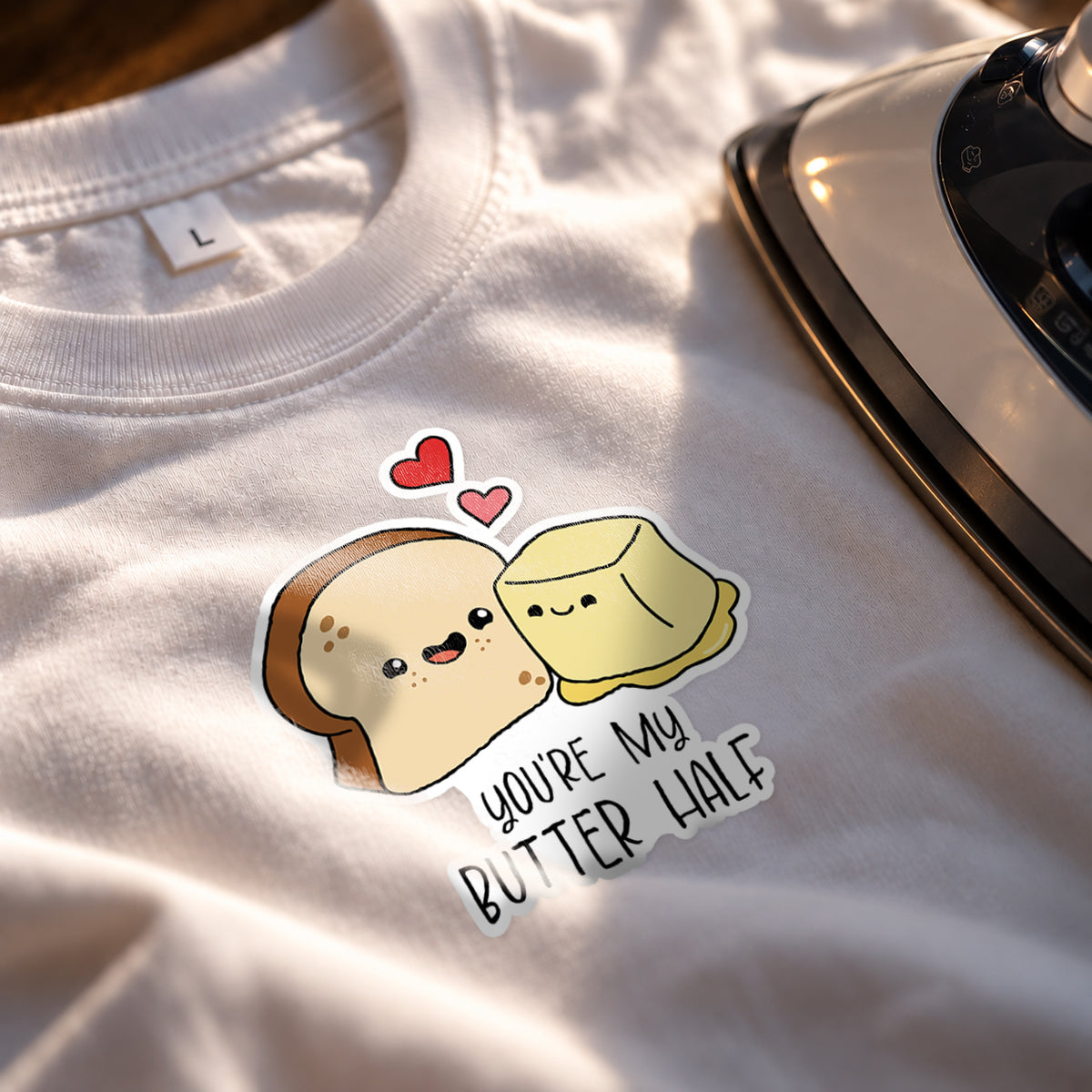 You're My Butter Half 🧈❤️ Iron on Patches