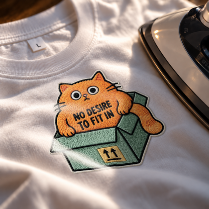 Misfit Iron on Patches| Cats