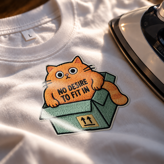 Misfit Iron on Patches| Cats