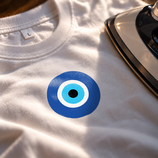 Evil Eye Iron-On Patch | Nazar Protection T-Shirt Patch