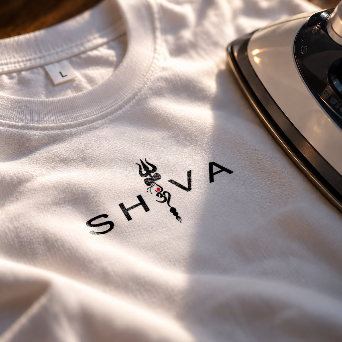 Shiva Iron-On Patch | Minimal Typography Patch