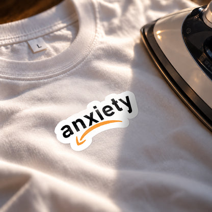 Anxiety Iron-On Patch | Mental Health T-Shirt Patch