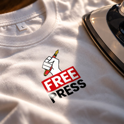 Free Press Iron-On Patch