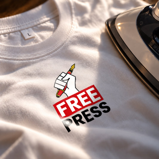 Free Press Iron-On Patch