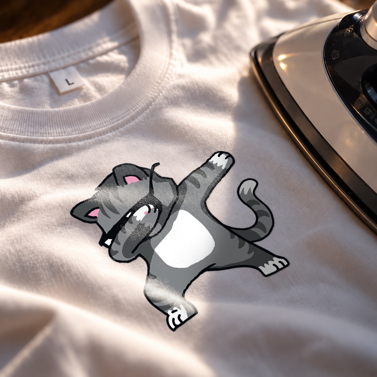 Ninja Cat Iron-On Patch